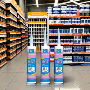 Fabbricazione resina acrilica sigillante adesivo impermeabile Silicone bianco costruzione lavorazione del legno pastello liquido incollaggio - Product Image 2