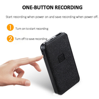 Batterie externe 5000 mAh, enregistreur vocal, détection vocale, clé USB 32 Go, enregistreur vocal numérique