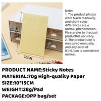 Notas Adhesivas Reposicionables al por Mayor, 6 Colores, 10*15cm, Blocs de Notas Adhesivos para Recordatorios Diarios