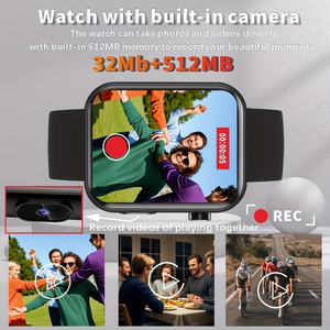 P51 yeni akıllı saat kadın kamera Video kamera kayıtları yerel müzik cevap çağrı spor erkekler için akıllı saat IOS Android - Product Image 4