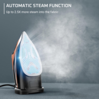 Plancha de Vapor Eléctrica de 3000W, Plancha para Ropa con Placa de Cerámica y Acero Inoxidable, Plancha de Vapor Eléctrica