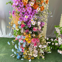 Arche de mariage en fleurs artificielles, arche artisanale pour décoration de toile de fond, promesse Offre Spéciale