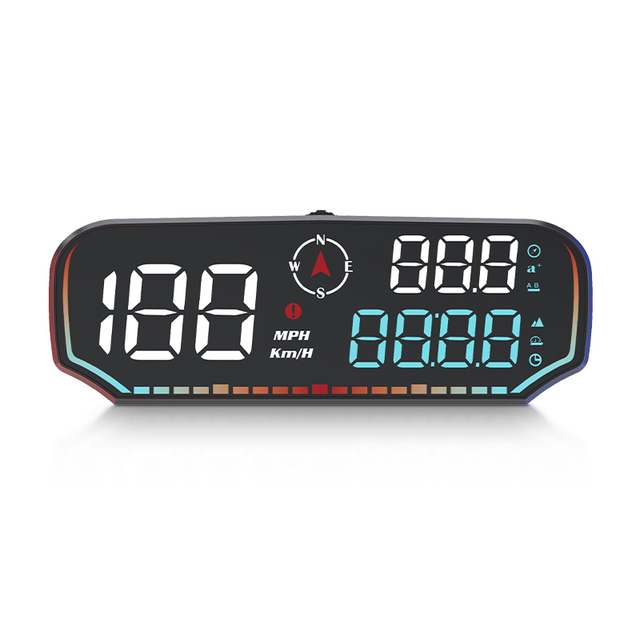 GPS USB HUD Universal G14 Speedometer Gauge LED GPS HUD Head up Displays for Cars and Trucks