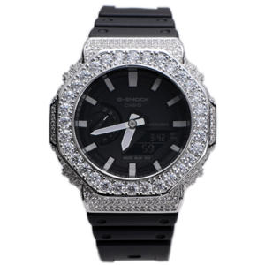 Cubierta de Bisel para Reloj GA2100, Estilo Hip Hop de Lujo, Personalizada y Modificada con Cristales - Product Image 1