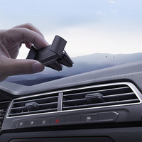 Support de téléphone pour voiture Lamicall C2, installation facile, fixation sur grille d'aération, rotation à 360°, support mains libres pour smartphone, GPS, accessoires essentiels