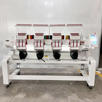 Yeshi Multifonctionnel Haute Qualité Automatique 4 Têtes Multi Aiguilles Machine À Broder Informatisée pour Plat/Casquette/T-shirt
