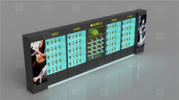 Vitrine de présentation pour boutique de tabac, fournitures pour boutique de tabac, vitrine de présentation pour tabac en feuilles, vitrine en verre pour boutique de tabac