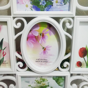 4x6 tường ảnh cắt dán khung tròn tròn tường treo hình ảnh cắt dán khung với lá trang trí - Product Image 4