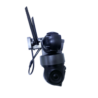 Caméra de sécurité extérieure à triple objectif, vision nocturne couleur, WiFi sans fil, caméra PTZ, application V380, surveillance à distance, caméra CCTV