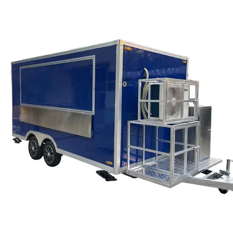 Superieure Kwaliteit Commerciële Mobiele Food Caravan Food Truck Fastfood Busje Te Koop