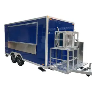 Qualité supérieure Commercial Mobile Food Caravan Food Truck Fast Food Van à vendre