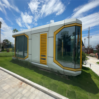 Fournisseur professionnel Maison en conteneur 2 cuartos Capsule spatiale intelligente de luxe Cabine d'hôtel préfabriquée chinoise Chambre mobile Maison Maison