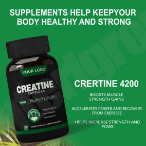 Capsule de monohydrate de créatine micronisée Ausreson Supplément de marque privée OEM <span class=keywords><strong>Capsules</strong></span> de créatine 500mg - Product Image 2