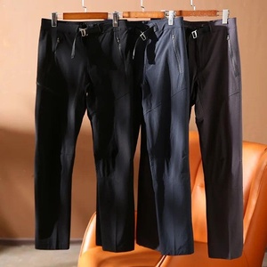 <span class=keywords><strong>Pantaloni</strong></span> da <span class=keywords><strong>Uomo</strong></span> Estivi Leggeri Traspiranti <span class=keywords><strong>Elasticizzati</strong></span> in Nylon con Cerniera Centrale, Taglio 3D per Esterni - Product Image 2