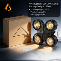 AICPOSE Blinder Étanche 4 Yeux Lumière de Scène Blinder 4x100w Dmx512 Led Lumière Blinder COB pour Public