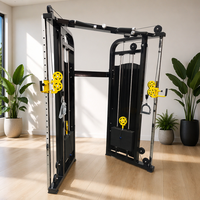 Máquina de Poleas Multifunción HengQing HQ1017 con Cable de Acero Ajustable, Capacidad de 140 kg, para Gimnasio Comercial o Uso Doméstico
