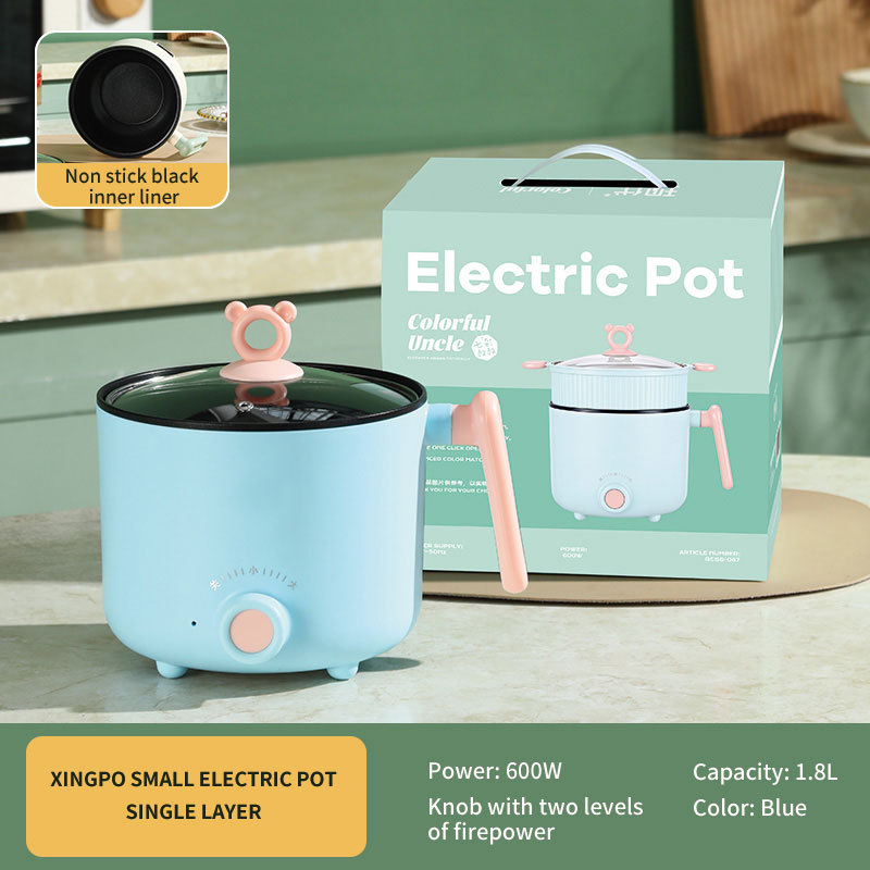 Pot simple bleu A
