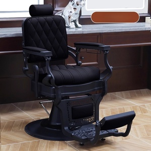 Poltrona Classica da Barbiere, con Design Robusto e Portatile, Adatta per Saloni di Parrucchieri e Centri Estetici - Product Image 1