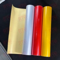 3 ans de RT-3200 Acrylique de qualité technique Perle de verre déchirable Réfléchissant Adhésif Vinyle Rouleau Rétro Radium Autocollant Film Réfléchissant