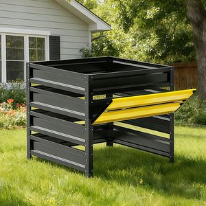 <span class=keywords><strong>Bac</strong></span> à compost personnalisé pour extérieur, 170 gallons, en métal grillagé avec revêtement antirouille, <span class=keywords><strong>bac</strong></span> à compost pour déchets de jardin et feuilles - Product Image 3