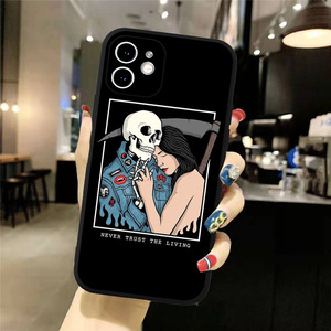 11 thiết kế Punk phong cách TPU Skeleton Skull điện thoại bao gồm phim hoạt hình sọ điện thoại trường hợp đối với iPhone 15 Pro Max 14 13 12 Pro 6 7 8 - Product Image 6