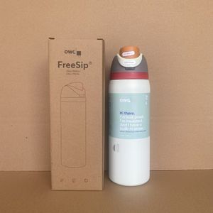 Gourde en acier inoxydable avec paille, anti-fuite, de qualité supérieure, avec poignée pratique pour la salle de sport, le sport et l'hydratation quotidienne - Product Image 5