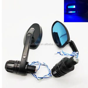Rétroviseurs <span class=keywords><strong>de</strong></span> <span class=keywords><strong>guidon</strong></span> <span class=keywords><strong>de</strong></span> moto Motorefit avec clignotants LED, universels 7/8" <span class=keywords><strong>22MM</strong></span> - Product Image 2