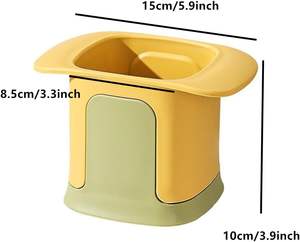 Outil de cuisine multifonctionnel, hachoir à oignon à pression manuelle, trancheuse à aliments, hachoir à pommes de terre, hachoir à concombres, coupe-juliennes, hachoir à légumes - Product Image 2