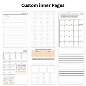 Promotional <b>Personalised</b> Leather <b>Notebook</b> <b>A4</b> A5 Custom Hardcover Logo Printing Magnetic Buckle <b>Notebook</b> for Business - Product Image 5