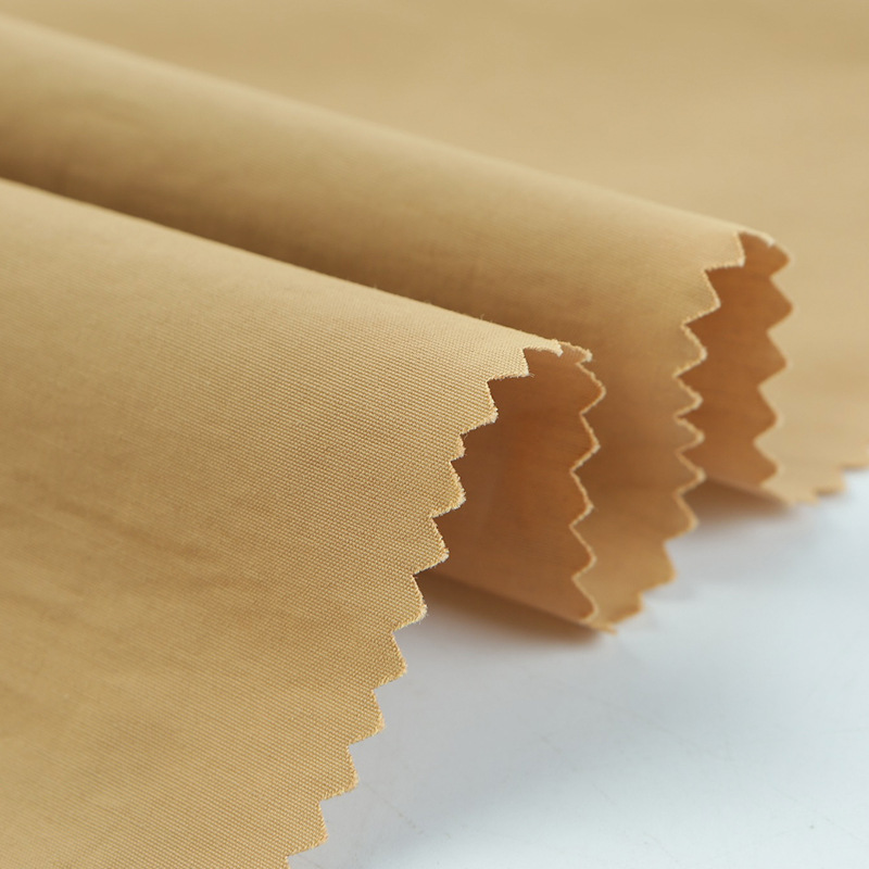 Прочная дышащая ткань для рубашек, простая плетеная хлопковая нейлоновая ткань