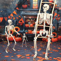 Halloween Squelette Squelette Humain Simulation Os Humain Chatouiller Maison Hantée Fête Décoration Props Horreur Squelette