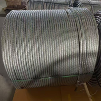 Hochleistungs-ACSR-Aluminiumkabel mit Stahlverstärkung für Hochspannungsübertragung Hohe Leitfähigkeit & Korrosionsbeständig