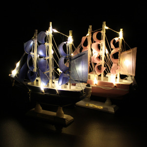 Sailing Boat Cake Topper Handmade Birthday Decoration Ocean Theme Children's Party Accessory - Product Image 3