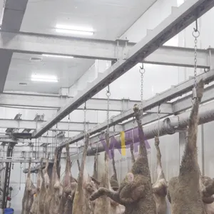 Goat Abattoir Carcass Processing Convey Rail For Lamb Slaughtering Machine