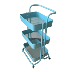 Most Popular Modern Multi-Functional Nail <b>Cart</b> Storage Rack SPA Salon Beauty Trolley in Stainless Steel for Living Room - Product Image 4