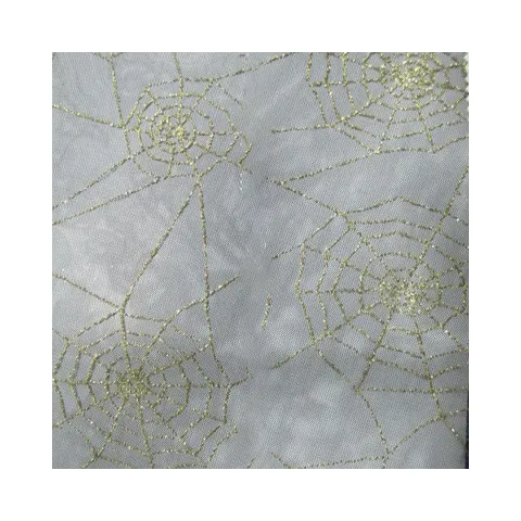 Light spring and summer cloth spider web organza decorative fabric chiffon jacquard