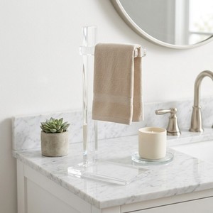 <span class=keywords><strong>Portasciugamani</strong></span> in Acrilico da Appoggio <span class=keywords><strong>per</strong></span> Bagno, Porta Asciugamani <span class=keywords><strong>per</strong></span> Area <span class=keywords><strong>Lavabo</strong></span> - Product Image 3