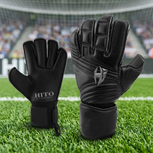 Gants de gardien de but de football professionnels en latex, à doigts entiers, antidérapants, avec protection des doigts, sangle élastique, haute qualité - Product Image 4