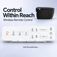 Vente en gros directe usine : WC intelligent électronique complet avec bidet, valve à impulsion, télécommande, en céramique pour salle de bain