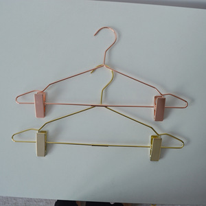 Negozio di abbigliamento femminile di lusso in metallo con Clip gonna <span class=keywords><strong>pantaloni</strong></span> appendiabiti in metallo appendiabiti in metallo con Clip - Product Image 6