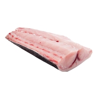 Filet de poisson-sabre congelé, qualité sashimi, portion désossée, coupé en blocs, capture en mer, viande de poisson, export, approvisionnement en vrac, IQF SG