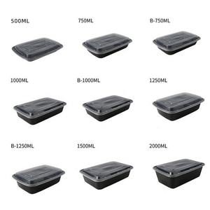 กล่องเก็บอาหารทรงสี่เหลี่ยมผืนผ้า 750 มล. ผลิตจากพลาสติก PP ป้องกันการรั่วซึม ใช้กับไมโครเวฟได้ พร้อมฝาปิด เหมาะสำหรับเตรียมอาหารและใช้ในร้านอาหาร - Product Image 5