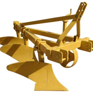 Farm <b>Cultivator</b> 3 Row Furrow Plough Yellow Agricultural Tilling Equipment Deep Tillage Machine - Product Image 1