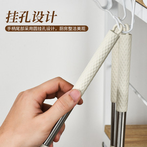 Espátula de silicona con mango de acero inoxidable, utensilio de cocina resistente al calor para cocinar y hornear - Product Image 2