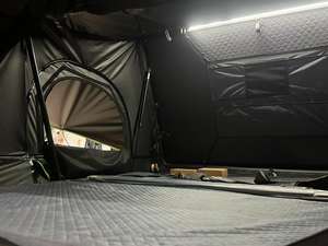 Tente de toit en ABS pour 2 personnes, très grand espace, coupe-vent et étanche à la pluie, idéal pour les voyages en plein air - Product Image 5