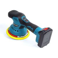 APM06 21V Polisseuse de voiture professionnelle portative sans fil à batterie lithium, vitesse variable, avec tampon de polissage
