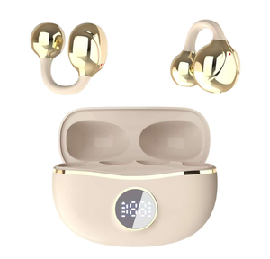 Écouteurs Bluetooth D151 à clipser avec processus d'électrodéposition avancé ultra-confortable, longue autonomie et affichage numérique - Product Image 4