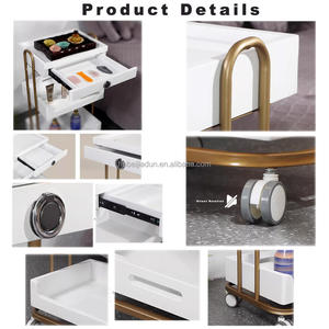 Chariot de beauté portable en promotion / Chariot de qualité supérieure avec roulettes / Mini-support pour salon de beauté - Product Image 2