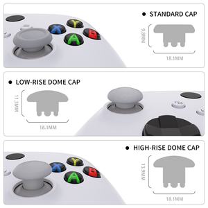EXtremeRate New Hope Bâtons de bord interchangeables gris Bâtons de <span class=keywords><strong>manette</strong></span> de jeu analogiques interchangeables pour <span class=keywords><strong>manette</strong></span> Xbox Series X S - Product Image 4
