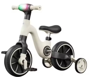 Nouveau modèle 2026 : Tricycle double siège pour enfants, jouet en métal de haute qualité à 4 roues avec roues en plastique, vélo jumeau pour enfants - Product Image 2